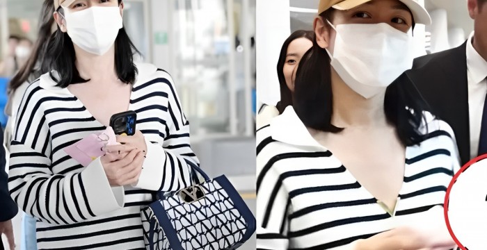 Son Ye Jin Tak Sengaja Ungkap Penampilan Putranya di Bandara? (Foto: Instagram @kbizoom)

