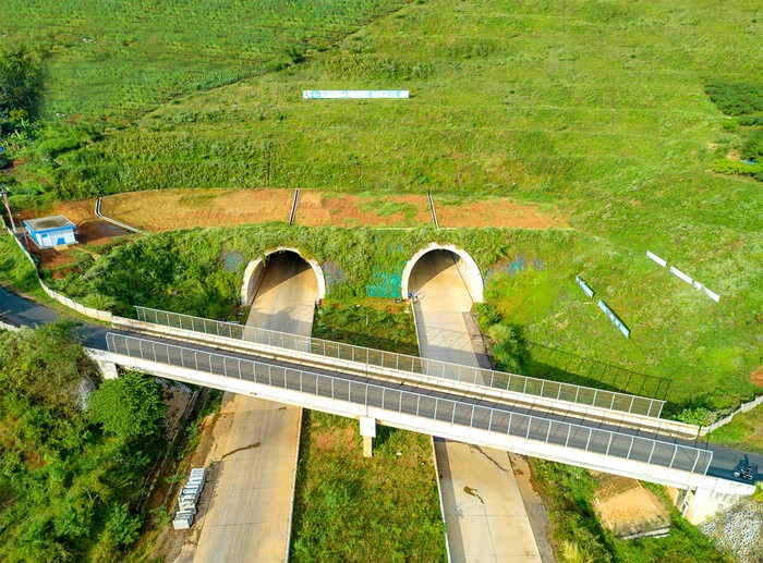 Terowongan tol terpanjang di Indonesia. (Foto: Dok. Kementerian PUPR) 