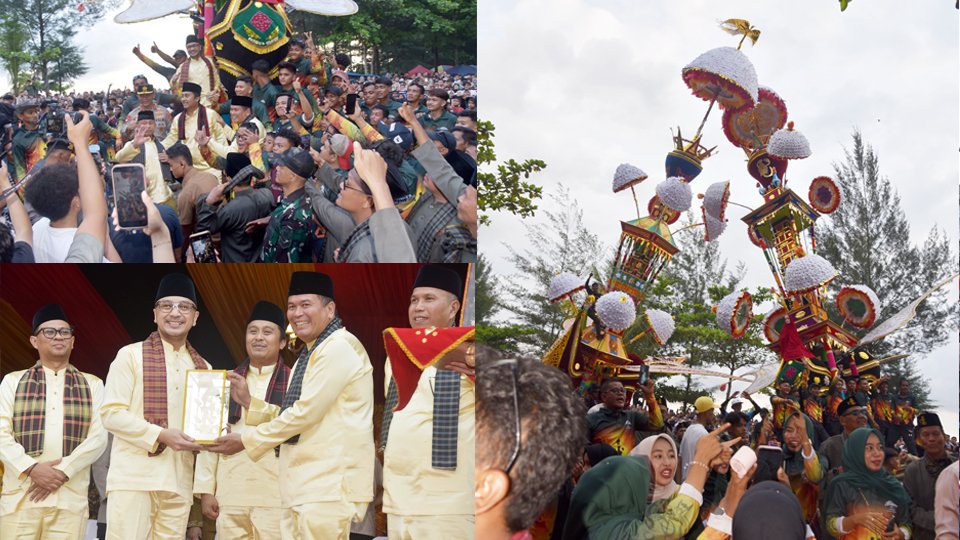 Puncak Hoyak Tabuik Pariaman 2026 Berlangsung Meriah, Wamenbud Soroti Dampak Budaya dan Wisata