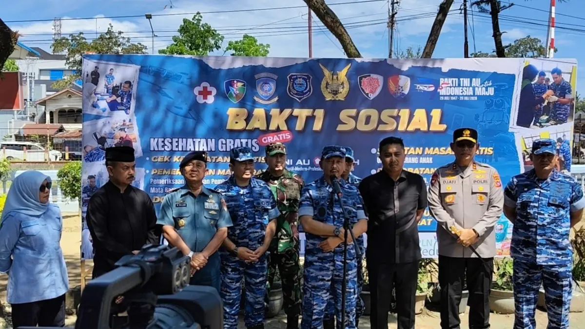 Wakasau Resmikan Bakti TNI AU 2026 di Padang, Hadirkan Layanan Kesehatan Gratis