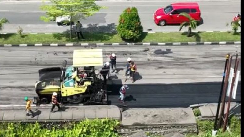 BPJN Sumbar Kebut Preservasi Jalan Lubuk Alung–Pariaman–Padang Sawah Sepanjang 103 Km