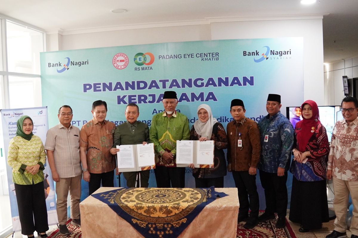 Bank Nagari dan Padang Eye Center Perkuat Kerja Sama, Nilai Akumulatif Tembus Rp140 Miliar