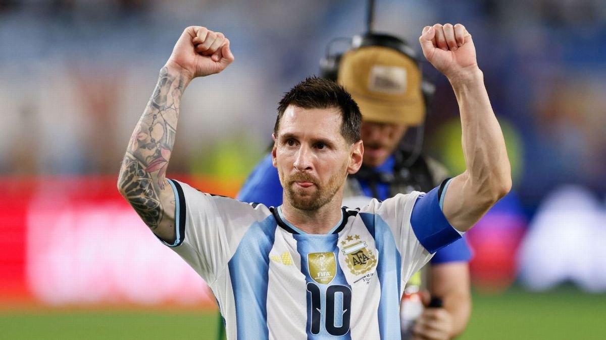 Lionel Messi saat Argentina menghadapi Cape Verde di Piala Dunia 2026
