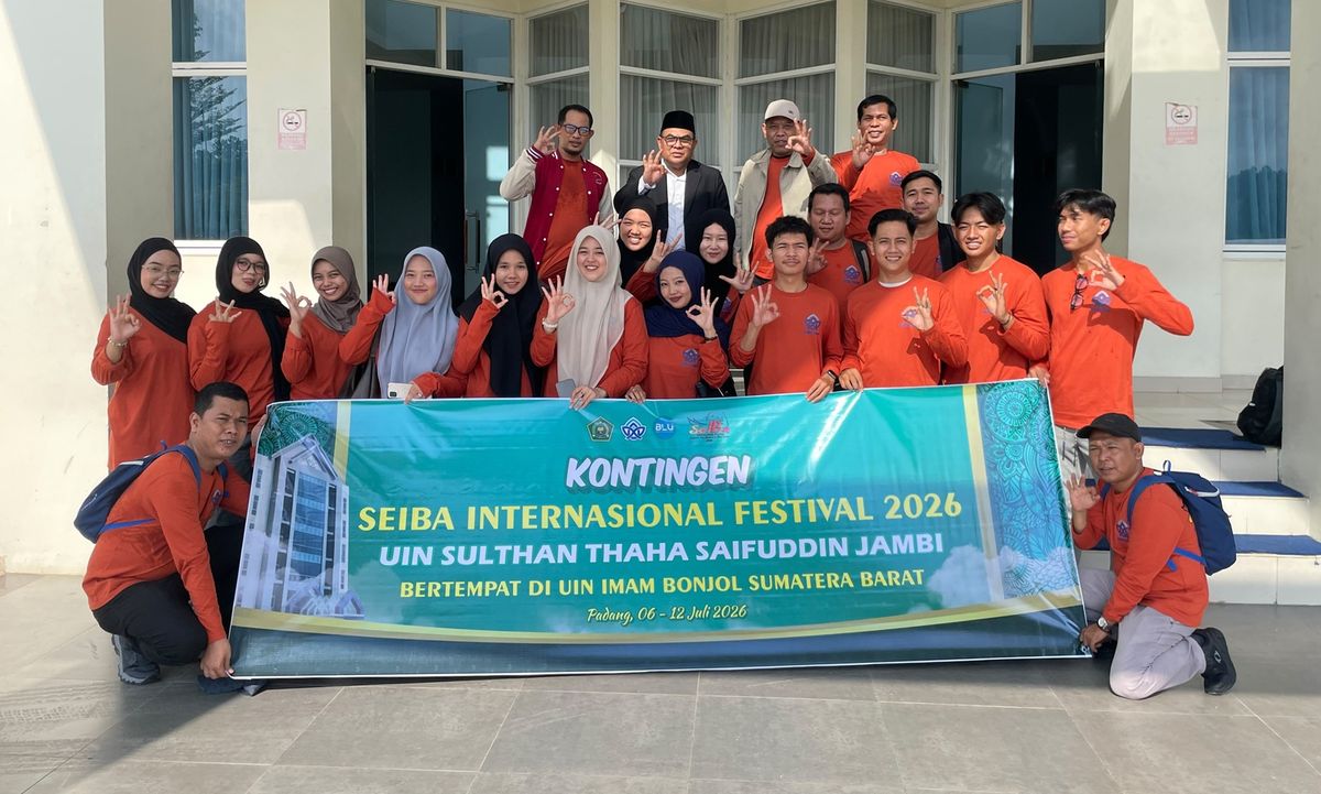 Foto: Humas UIN STS Jambi - Pelepasan kontingen SeIBa International Festival 2026