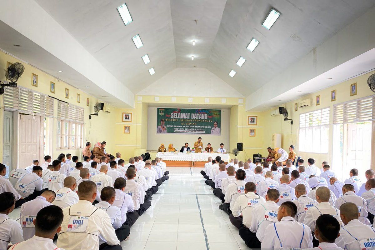 128 Calon Pemagang Sumbar Jalani Seleksi Program Magang ke Jepang 2026