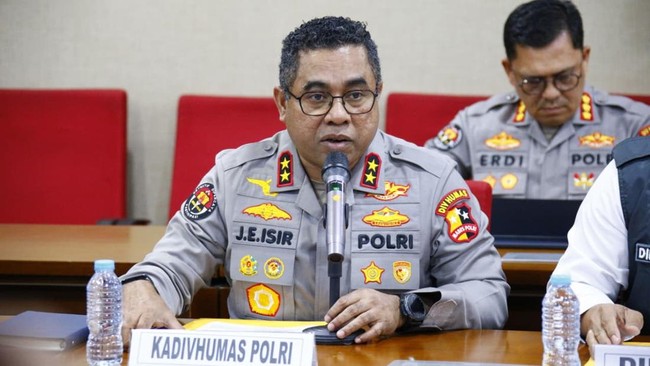 Konferensi pers Bareskrim Polri terkait kasus dugaan korupsi batu bara PLTU