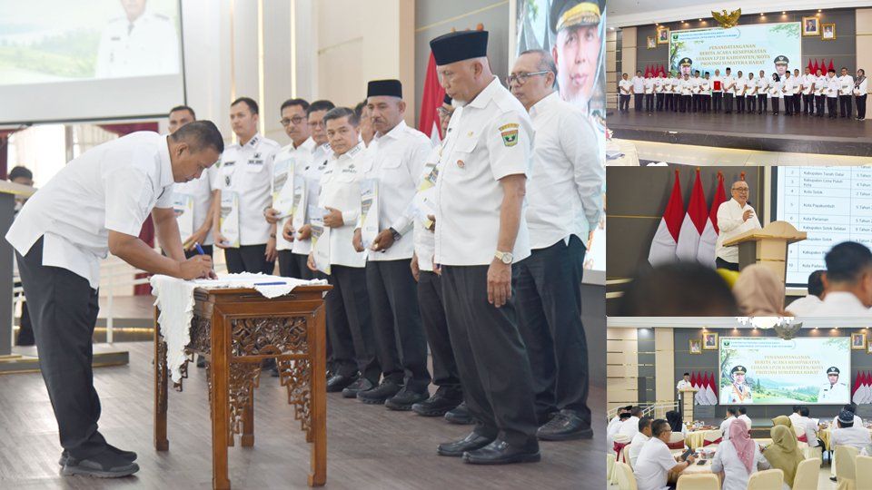 Pemko Pariaman Teken Kesepakatan LP2B, Sumbar Jadi Provinsi Pertama di Indonesia Lindungi 89,92 Persen Lahan Sawah