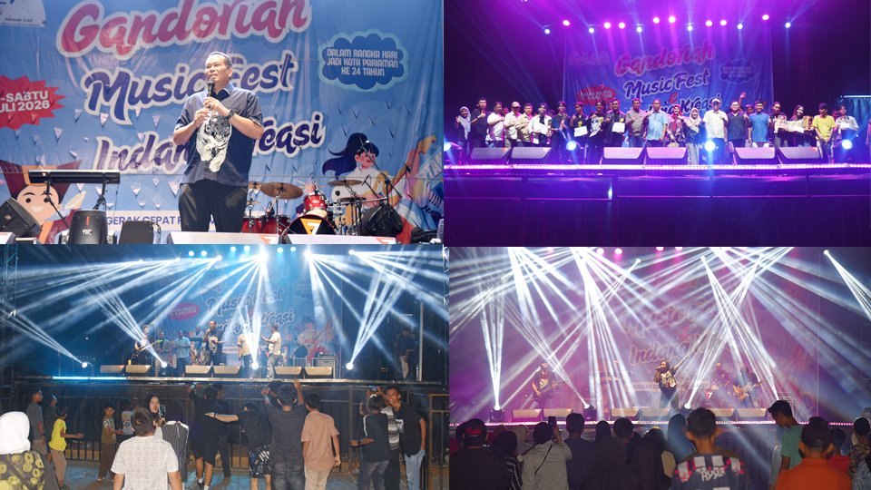 Gandoriah Music Fest Kota Pariaman dalam rangka Hari Jadi Kota Pariaman ke-24