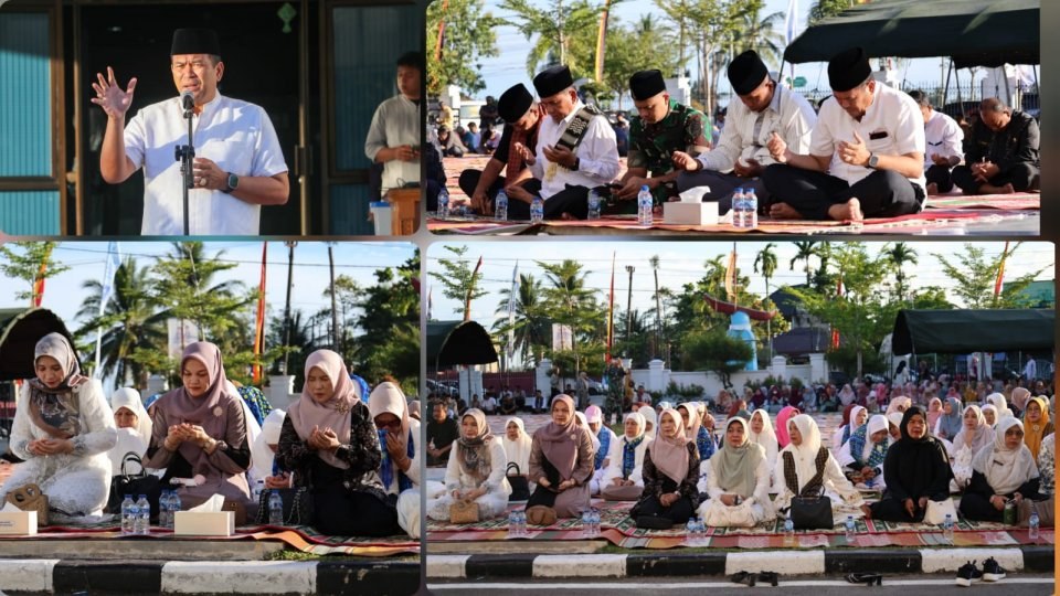 Sholawat, zikir, dan doa bersama Hari Jadi Kota Pariaman ke-24 di Balai Kota Pariaman