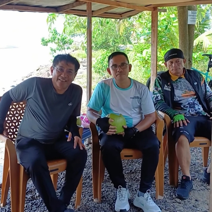 Suasana kawasan Kampung Nelayan Merah Putih (KNMP) Katapiang, lokasi bakal digelarnya Car Free Day di Padang Pariaman