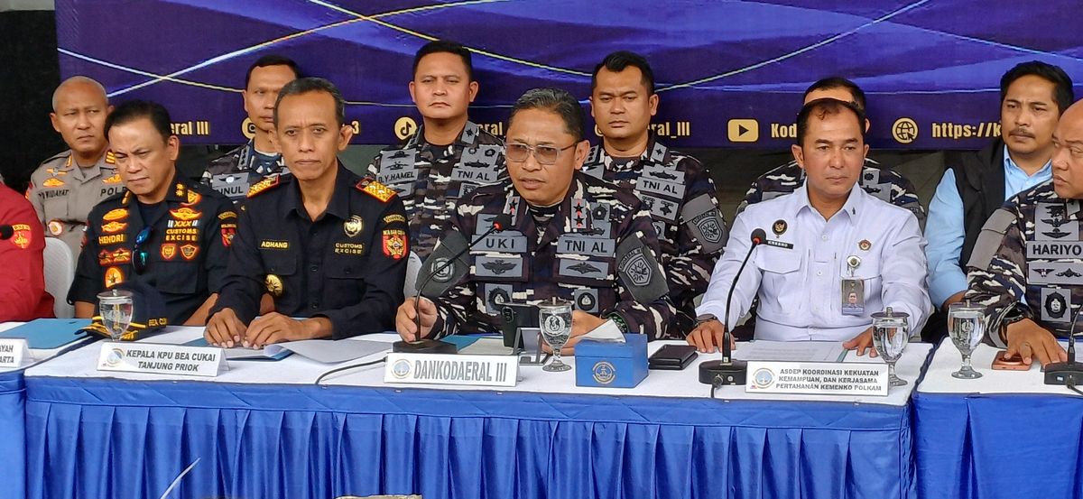 TNI AL Gagalkan Dua Penyelundupan Timah Ilegal, Barang Bukti Capai Rp7,6 Miliar