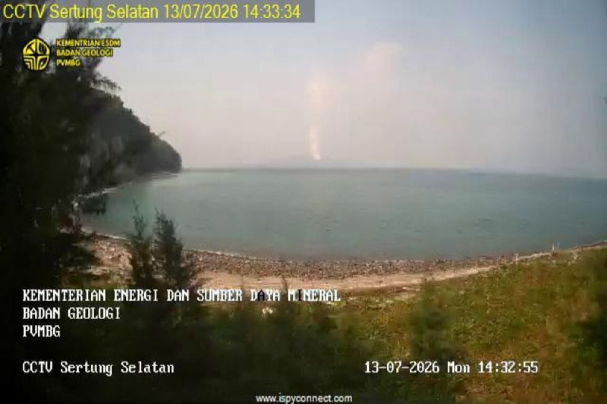 Gunung Anak Krakatau Siaga, PVMBG Catat 19 Kali Erupsi Juni–Juli 2026